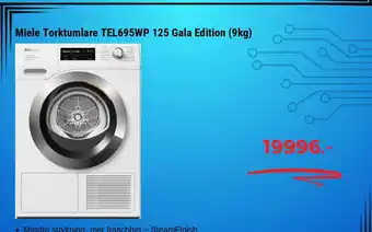 Elgiganten Miele Torktumlare TEL695WP 125 Gala Edition erbjuda