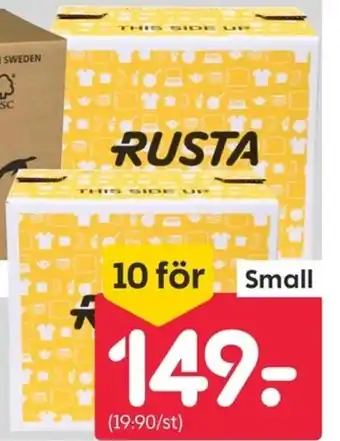 Rusta Small erbjuda