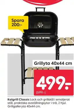 Rusta Kolgrill Classic erbjuda