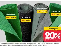 Rusta Konstgräs erbjuda