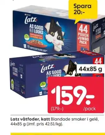 Rusta Latz våtfoder, katt erbjuda