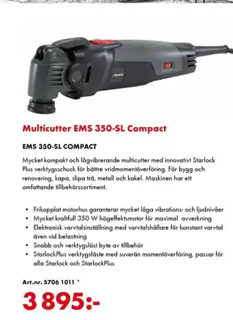 Würth Multicutter EMS 350-SL Compact EMS 350-SL COMPACT erbjuda