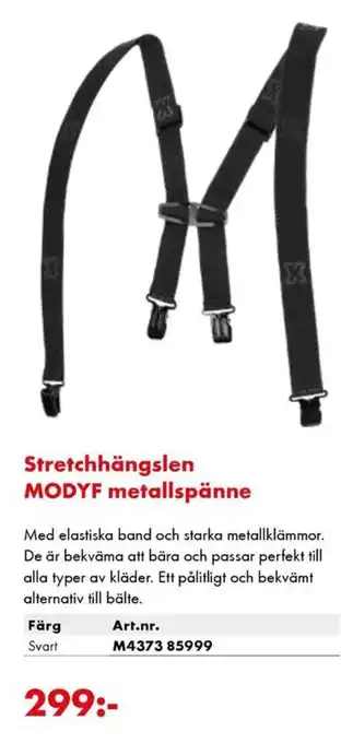 Würth Stretchhängslen MODYF metallspänne erbjuda