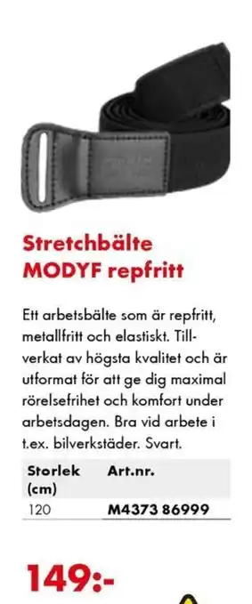 Würth Stretchbälte MODYF repfritt erbjuda