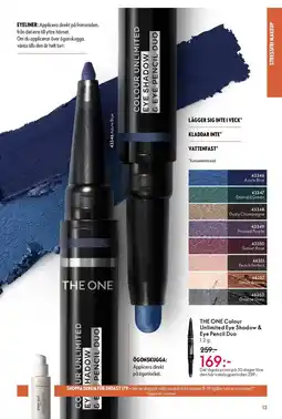 Oriflame THE ONE Colour Unlimited Eye Shadow & Eye Pencil Duo erbjuda