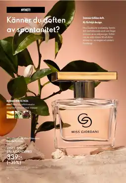 Oriflame Giordani Gold Miss Giordani Eau de Parfum erbjuda