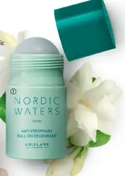 Oriflame Nordic Waters for her Anti-perspirant Roll-On Deodorant erbjuda