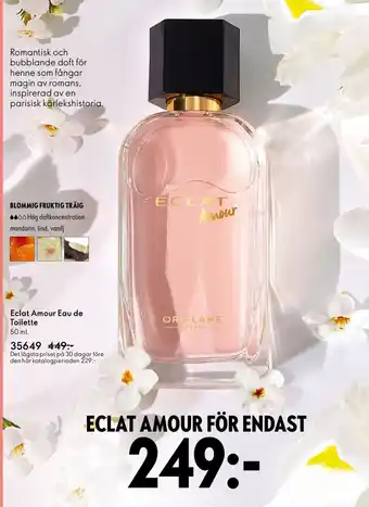 Oriflame Eclat Amour Eau de Toilette erbjuda