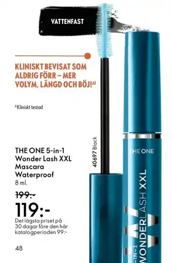 Oriflame THE ONE 5-in-1 Wonder Lash XXL Mascara Waterproof erbjuda