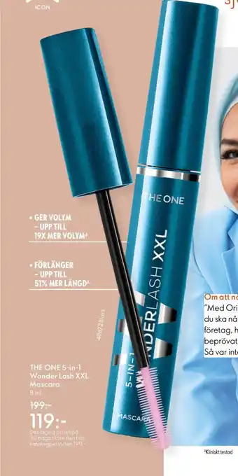 Oriflame THE ONE 5-in-1 Wonder Lash XXL Mascara erbjuda