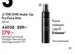 Oriflame THE ONE Make-Up Pro Face Mist erbjuda