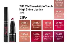 Oriflame THE ONE Irresistible Touch High Shine Lipstick erbjuda