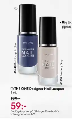 Oriflame THE ONE Designer Nail Lacquer erbjuda