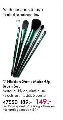 Oriflame Hidden Gems Make-Up Brush Set erbjuda