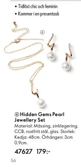 Oriflame Hidden Gems Pearl Jewellery Set erbjuda