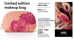 Oriflame Giordani Gold Fabulous Make-Up Bag erbjuda