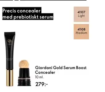 Oriflame Giordani Gold Serum Boost Concealer erbjuda