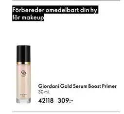 Oriflame Giordani Gold Serum Boost Primer erbjuda