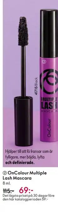 Oriflame OnColour Multiple Lash Mascara erbjuda