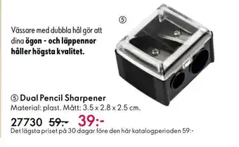 Oriflame Dual Pencil Sharpener erbjuda