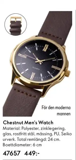 Oriflame Chestnut Men's Watch erbjuda