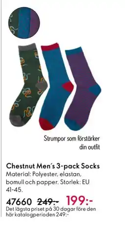 Oriflame Chestnut Men's Socks erbjuda