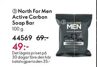 Oriflame North For Men Active Carbon Soap Bar erbjuda