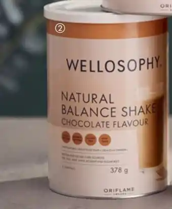 Oriflame Wellosophy Natural Balance Shake Chocolate Flavour erbjuda