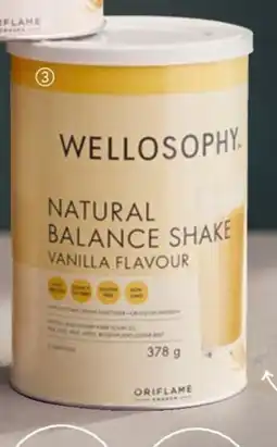 Oriflame Wellosophy Natural Balance Shake Vanilla Flavour erbjuda