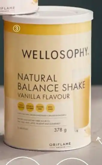 Oriflame Wellosophy Natural Balance Shake Vanilla Flavour erbjuda