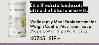 Oriflame Wellosophy Meal Replacement for Weight Control Mushroom Soup erbjuda