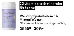 Oriflame Wellosophy Multivitamin & Mineral Woman erbjuda