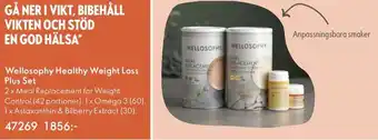 Oriflame Wellosophy Healthy Weight Loss Plus Set erbjuda