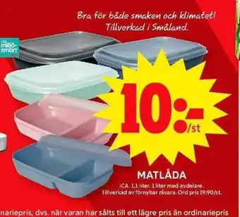 ICA Maxi MATLÅDA erbjuda