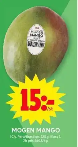 ICA Maxi MOGEN MANGO erbjuda