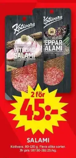 ICA Maxi SALAMI erbjuda