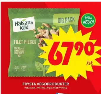 ICA Maxi FRYSTA VEGOPRODUKTER erbjuda