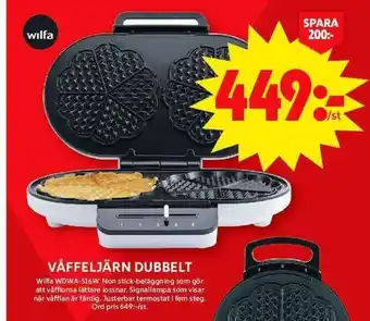 ICA Maxi VÅFFELJÄRN DUBBELT erbjuda