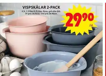 ICA Maxi VISPSKÅLAR 2-PACK erbjuda