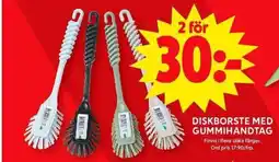 ICA Maxi DISKBORSTE MED GUMMIHANDTAG erbjuda