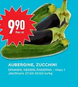 Willys AUBERGINE, ZUCCHINI erbjuda