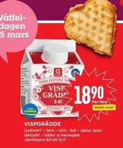 Willys VISPGRÄDDE erbjuda