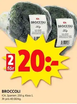 ICA Kvantum ICA Broccoli erbjuda