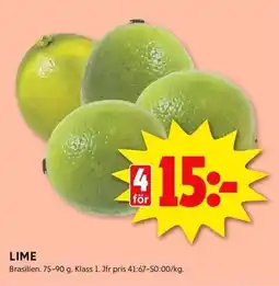 ICA Kvantum Lime erbjuda