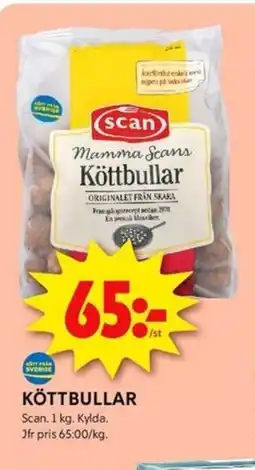 ICA Kvantum SCAN Köttbullar erbjuda