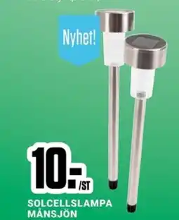 ÖoB SOLCELLSLAMPA MÅNSJÖN erbjuda
