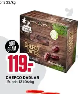 ÖoB CHEFCO DADLAR erbjuda