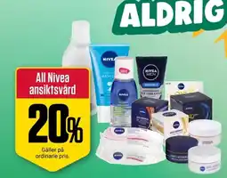 ÖoB All Nivea ansiktsvård erbjuda