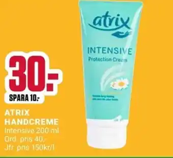 ÖoB ATRIX HANDCREME erbjuda