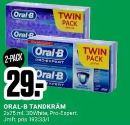 ÖoB ORAL-B TANDKRÄM erbjuda
